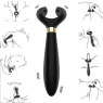 Вібратор для пар Satisfyer Endless Fun Black, три мотори, багатофункціональний