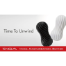 Мастурбатор Tenga Flex Silky White зі змінною інтенсивністю, можна скручувати