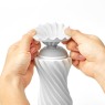 Мастурбатор Tenga Flex Silky White зі змінною інтенсивністю, можна скручувати