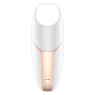 Вакуумний кліторальний стимулятор Satisfyer Love Triangle White з керуванням через інтернет