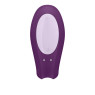 Смарт-вібратор для пар Satisfyer Double Joy Violet із широким кліторальним стимулятором