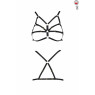 Бюстгальтер-стрепи Passion Exclusive ARMANDA BRA L/XL, black