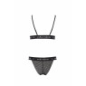 Комплект білизни Passion Exclusive GLAMISS SET L/XL, black
