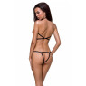 Портупея-боді зі стреп Passion Exclusive IVENA S/M, black