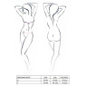 Напівпрозоре боді з вирізами Passion Exclusive Mirajane Body black XXL/XXXL, black
