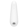 Вакуумний кліторальний стимулятор Satisfyer Curvy 1+ White з керуванням через інтернет