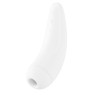 Вакуумний кліторальний стимулятор Satisfyer Curvy 2+ White з керуванням через інтернет